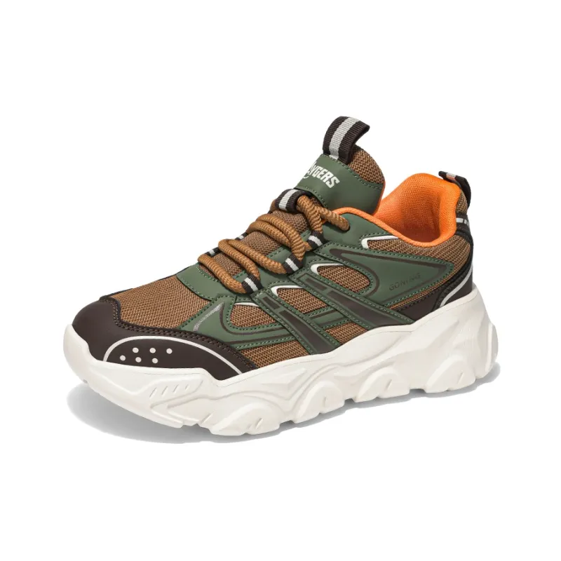 OFFER AITR Cushioning Slip Resistant Height Increasing Low Top Chunky Sneakers Men's-8