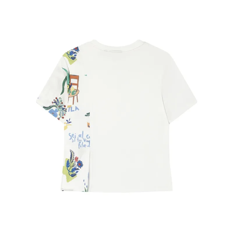FILA Lifestyle T Shirt Women's Cloud White-1