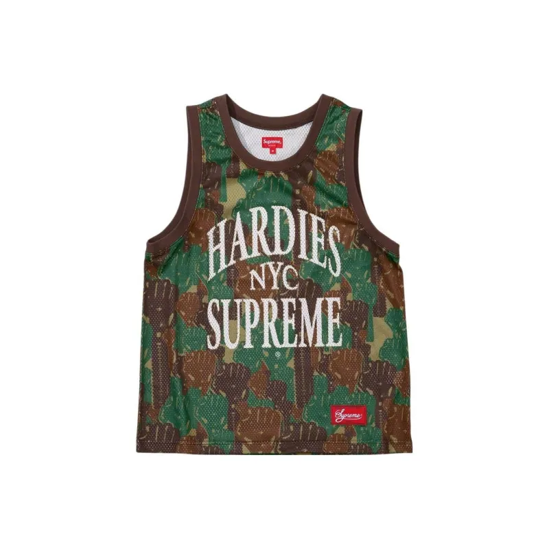 Supreme Camo Basketball Jersey-0