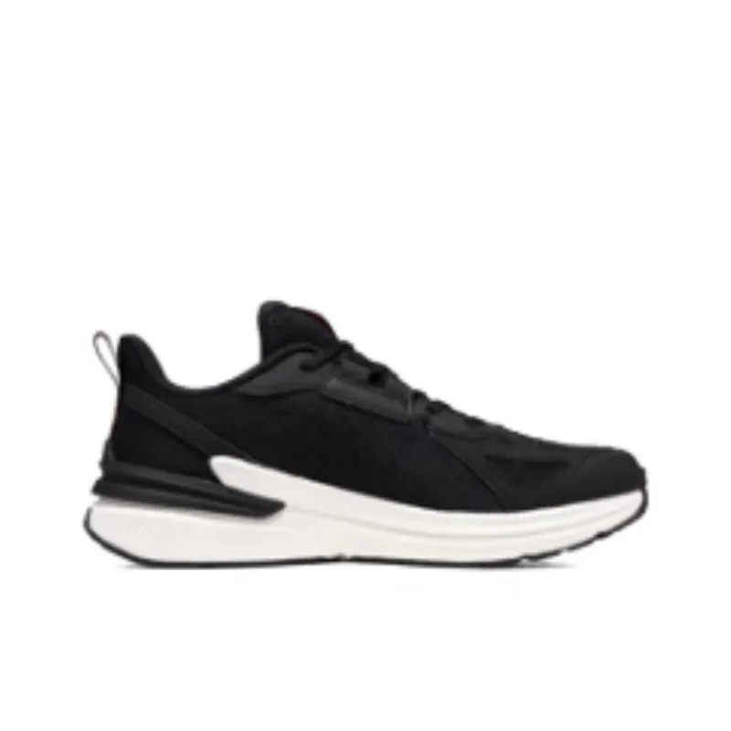 361° Cushioning Slip Resistant Low Top Running Shoes Men's Black Purple-1