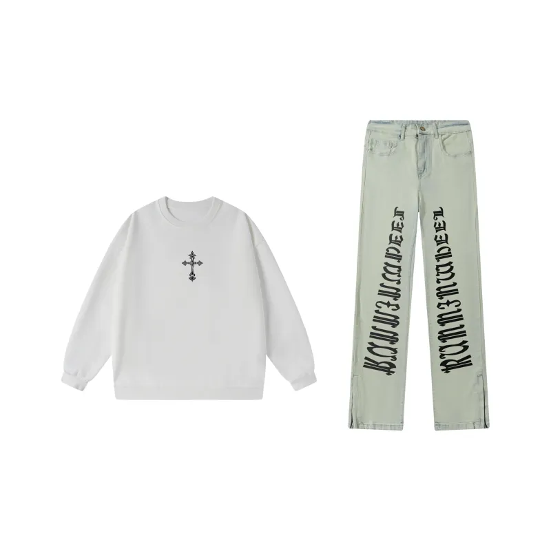 RUNNINWHEEL Sweatshirt Sets Unisex-2