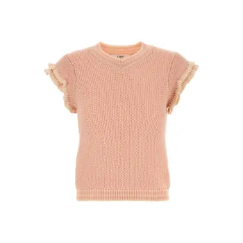 Chloé Short Sleeved Knit Top