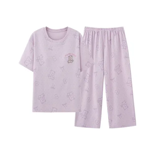 XISHE Pajama Set Women's Purple