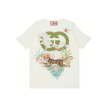 GUCCI Chinese New Year T Shirt Women's Ecru