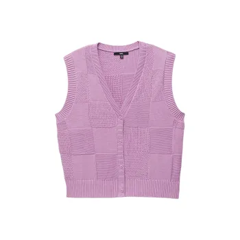 Vans Avenue Sweater Vest Tank Tops Women's Purple