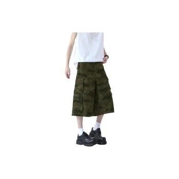 SOLIDITY Cargo Shorts Unisex Camouflage