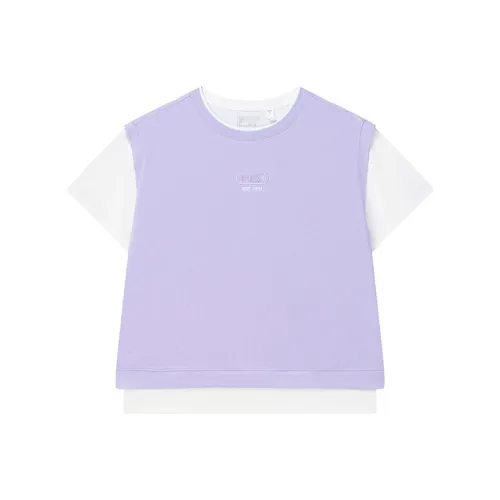 FILA T Shirts Women's Mu Su Purple