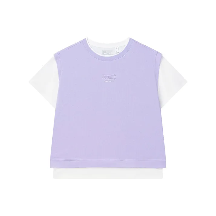 FILA T Shirts Women's Mu Su Purple-0