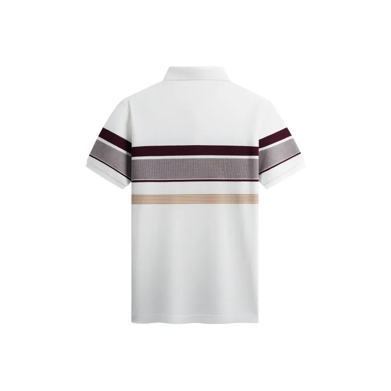 Dance With Wolves Polo Shirt Men's Raw White-1