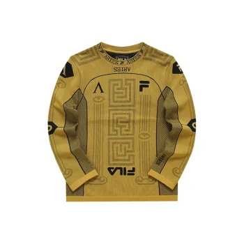 FILA FUSION x Aries T Shirt Women's Yellow Gold