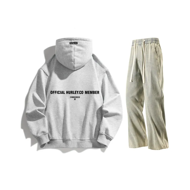 Hurley Sweatshirt Sets Unisex-54