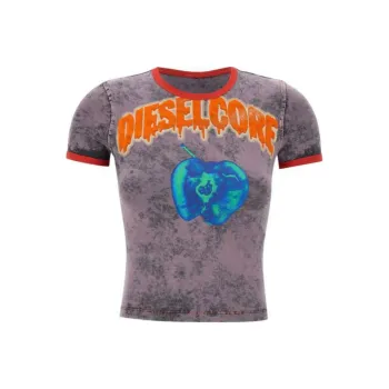 DIESEL T Uncuties Short Sleeve Graphic T Shirt 'Grey'