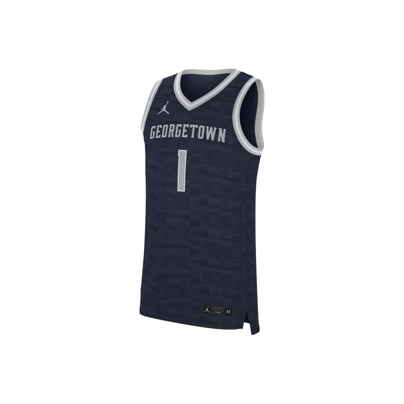 JORDAN College Georgetown Men's Basketball Jersey-0