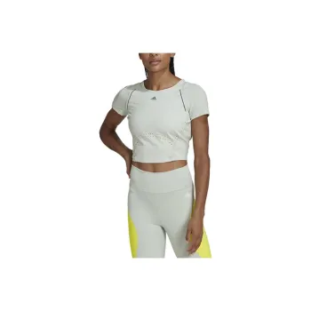 Adidas T Shirt Women's Gray Green
