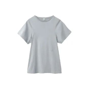 TOTEME T-Shirts Women's Gray Blue