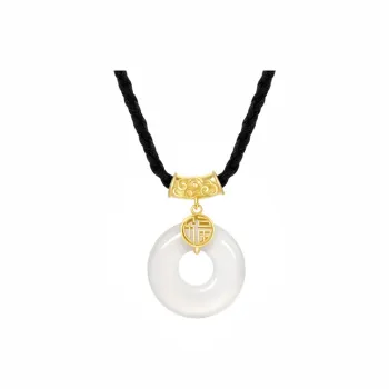 Ancient Jewelry Chalcedony Jade Necklaces Unisex