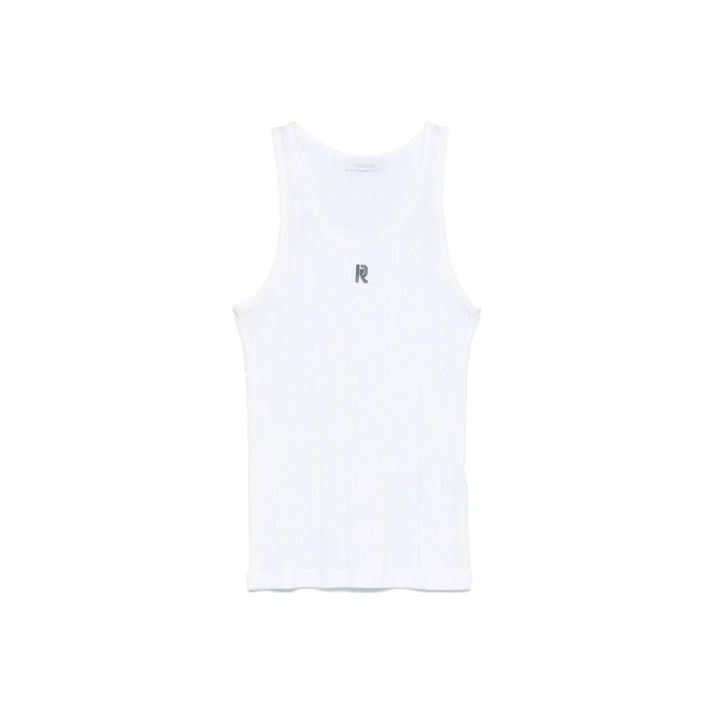 Paco Rabanne Logo plaque Tank Top-0