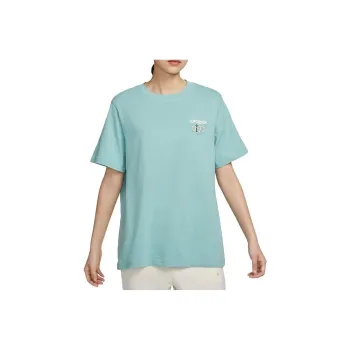 Nike Sportswear Women's Embroidered Swoosh T shirt Blue