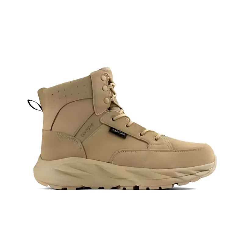FFREE SOLDIER Cushioning Waterproof High Top Hiking Shoes Men's Sand-1