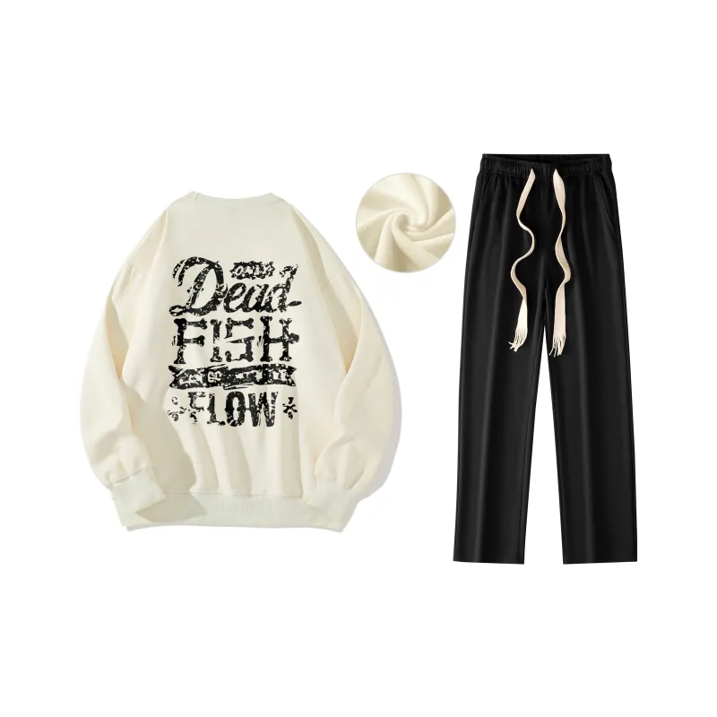 B.X Sweatshirt Sets Unisex-25