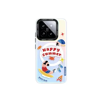 Marsfield Acrylic Material Laser Magnetic Case Active Girl Phone Cases Compatibility Xiaomi 15/14/13 Pro