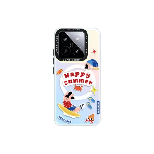 Marsfield Acrylic Material Laser Magnetic Case Active Girl Phone Cases Compatibility Xiaomi 15/14/13 Pro