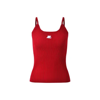 CHARM PICK Tank Tops Women's Red