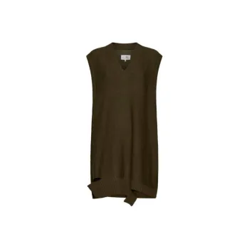 MM6 Maison Margiela V Neck Sleeveless Mini Dress