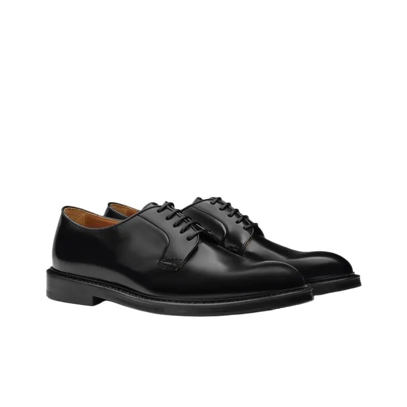 DOUCAL'S Lace up Leather Derby Shoes-2