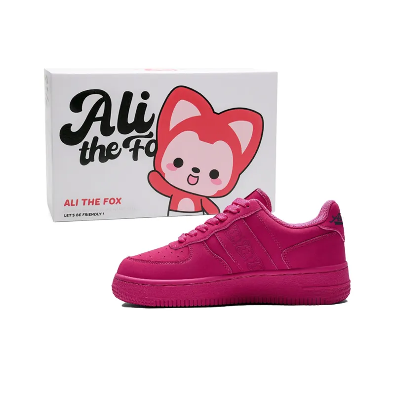 ALI THE FOX Low-Top Skateboard Shoes Women's Classic White/Hai Chang Blue-44