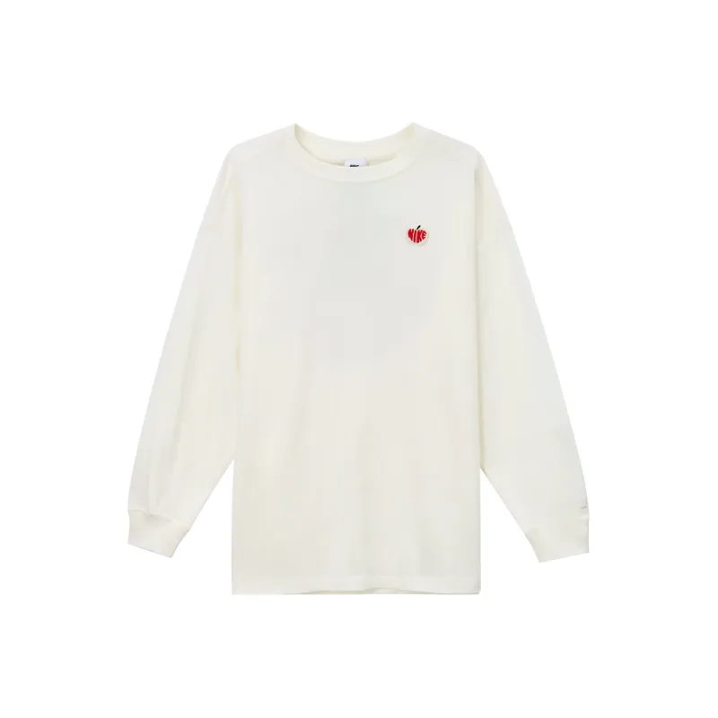 Nike Sportswear Drop Shoulder Sleeve T Shirt Women's Sail White-0
