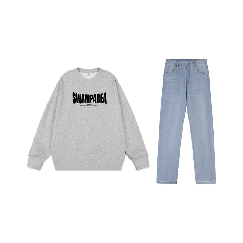 SWAMP AREA Sweatshirt Sets Unisex-40
