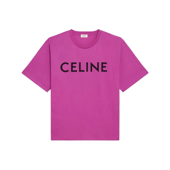CELINE T Shirts Women's Pink-0