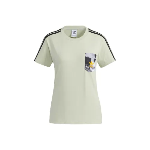 Adidas Originals T Shirt Women's Light Green