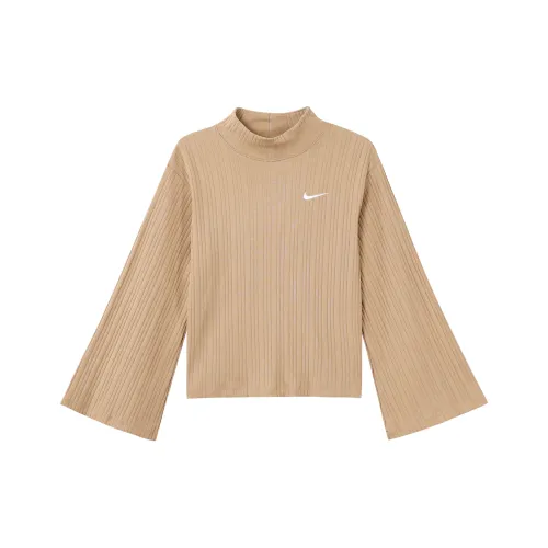 Nike Set in Sleeve T Shirt Women's Hemp Yellow