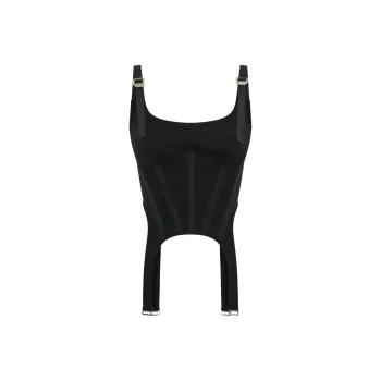 DION LEE Tank Tops Women's Black