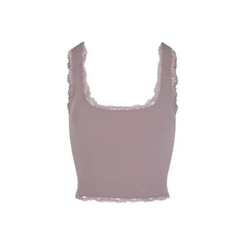 SKIMS Tank Tops Women's Zinc/Chrome Color