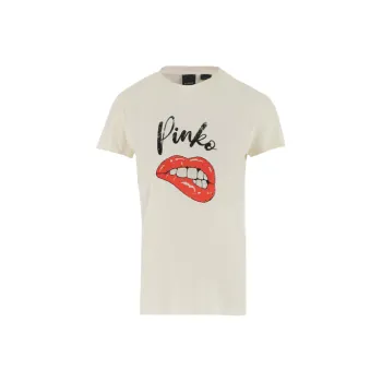 PINKO T-Shirts Women's Beige