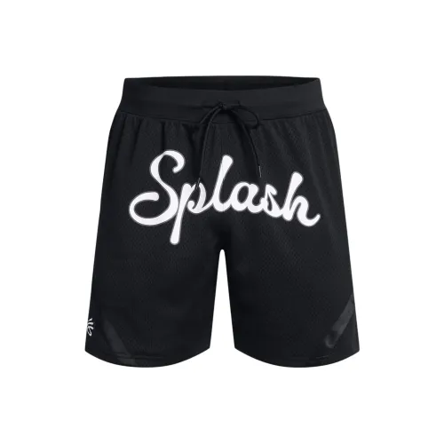 Under Armour Curry Mesh Sports Shorts Men's Black