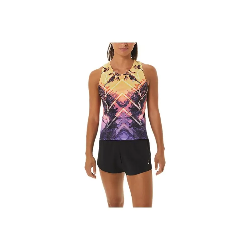Asics MARATHON TANK T-Shirts Women's Multicolor-0