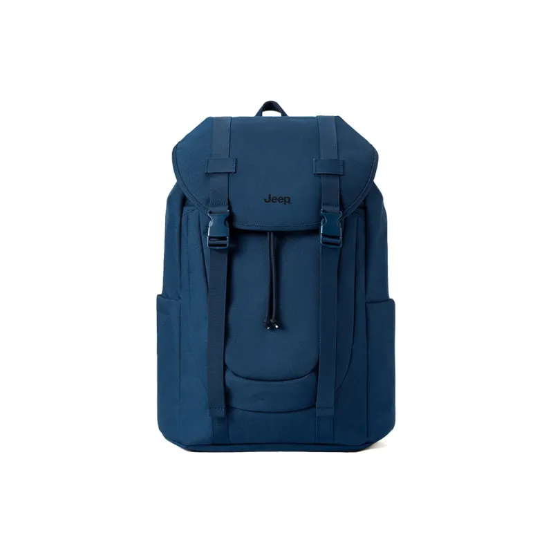 Jeep Fabric Backpack Unisex Preppy Black, Snow, Dark Blue-8