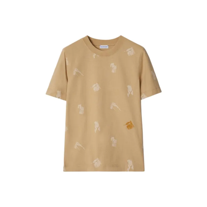 Burberry Equestrian Knight Crewneck T Shirt-0