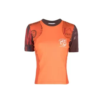 Marine Serre T-Shirts Women's Orange