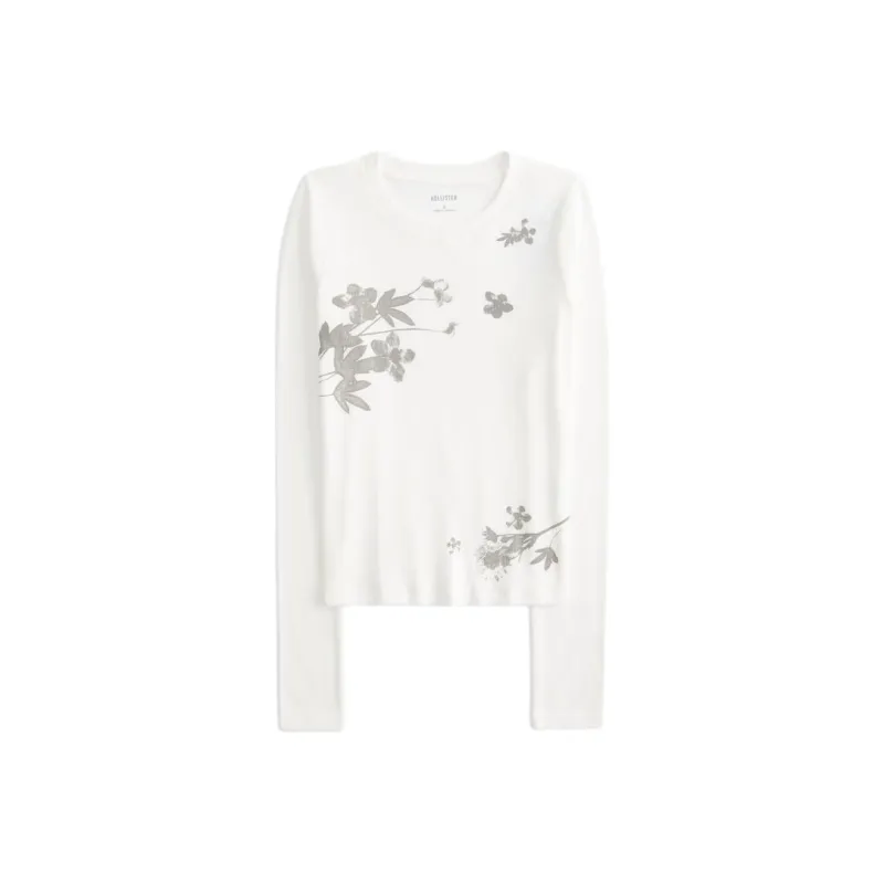 Hollister T-Shirt Women's Cloud White-0