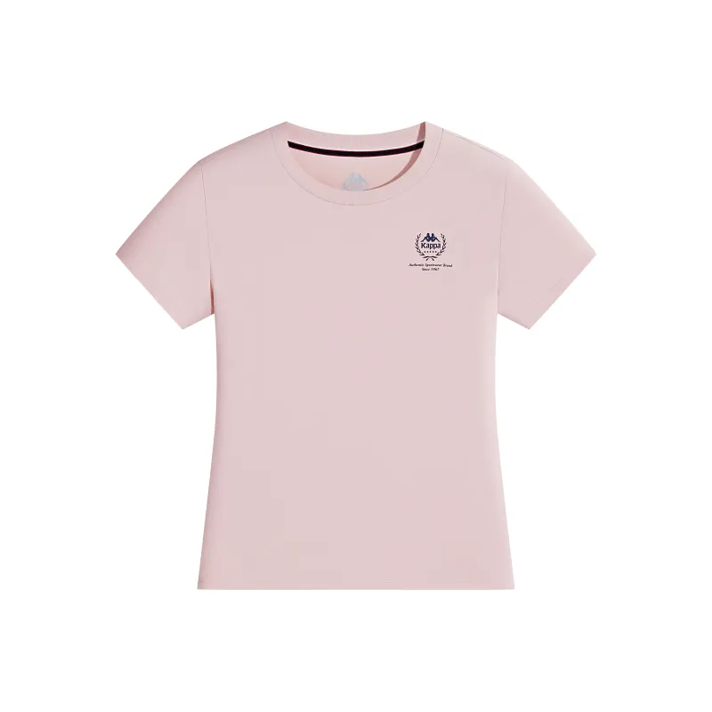 Kappa 1916 Series T Shirt Women's Peachy Pink-0