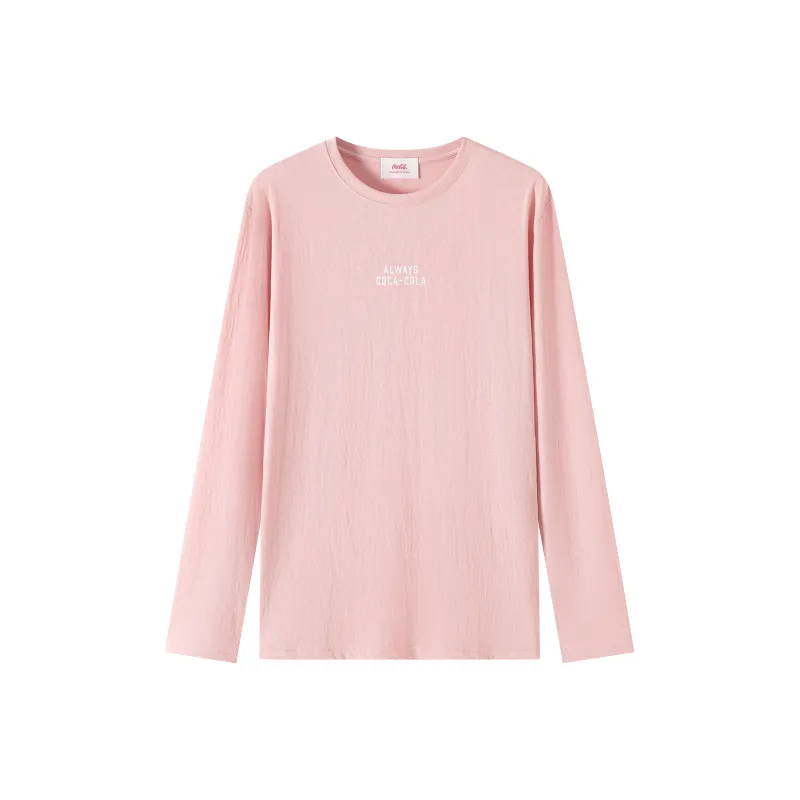 Coca Cola T Shirt Women's Peach Pink-0