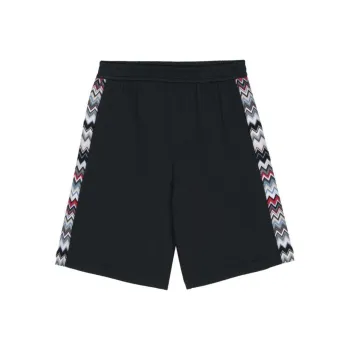 MISSONI Zigzag detail Cotton Shorts