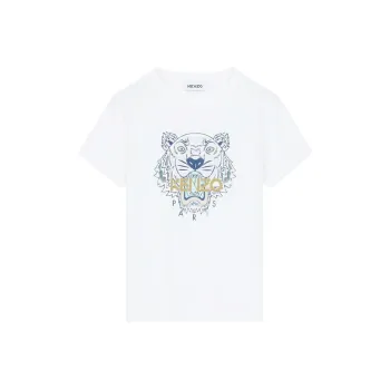KENZO Classic Tiger Head T Shirts Women's White