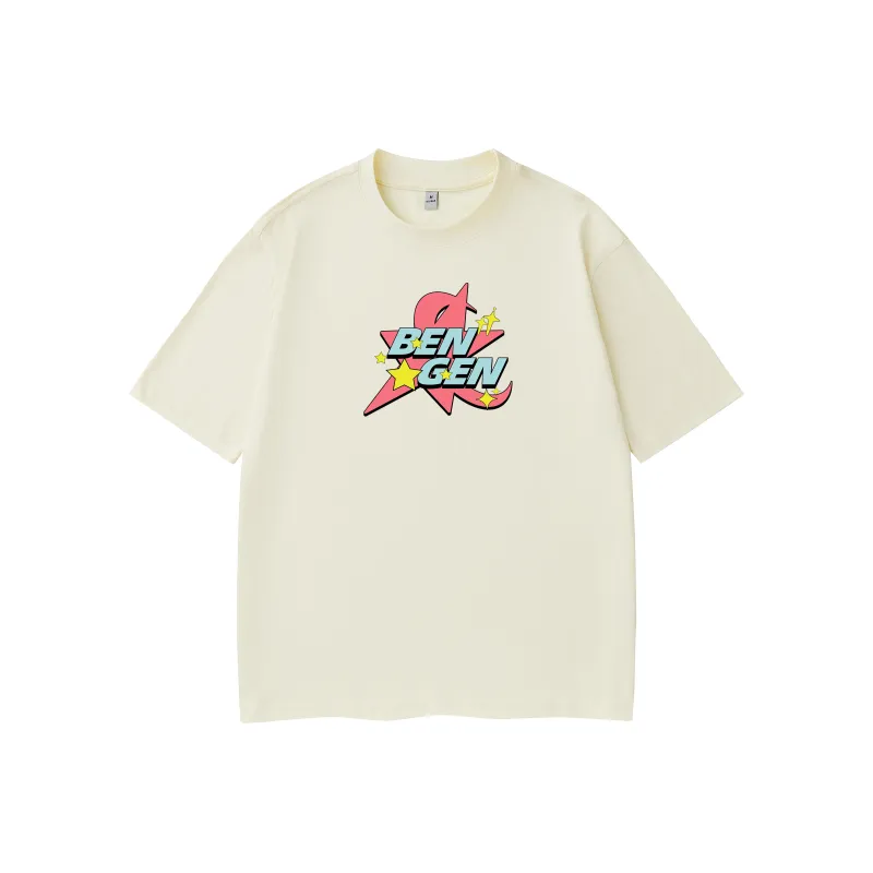 BENGEN Drop Shoulder Sleeve T Shirt Unisex-4