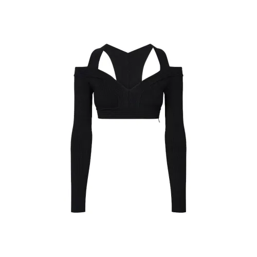 Alexander McQueen Cut-Out Detailed Cropped Top